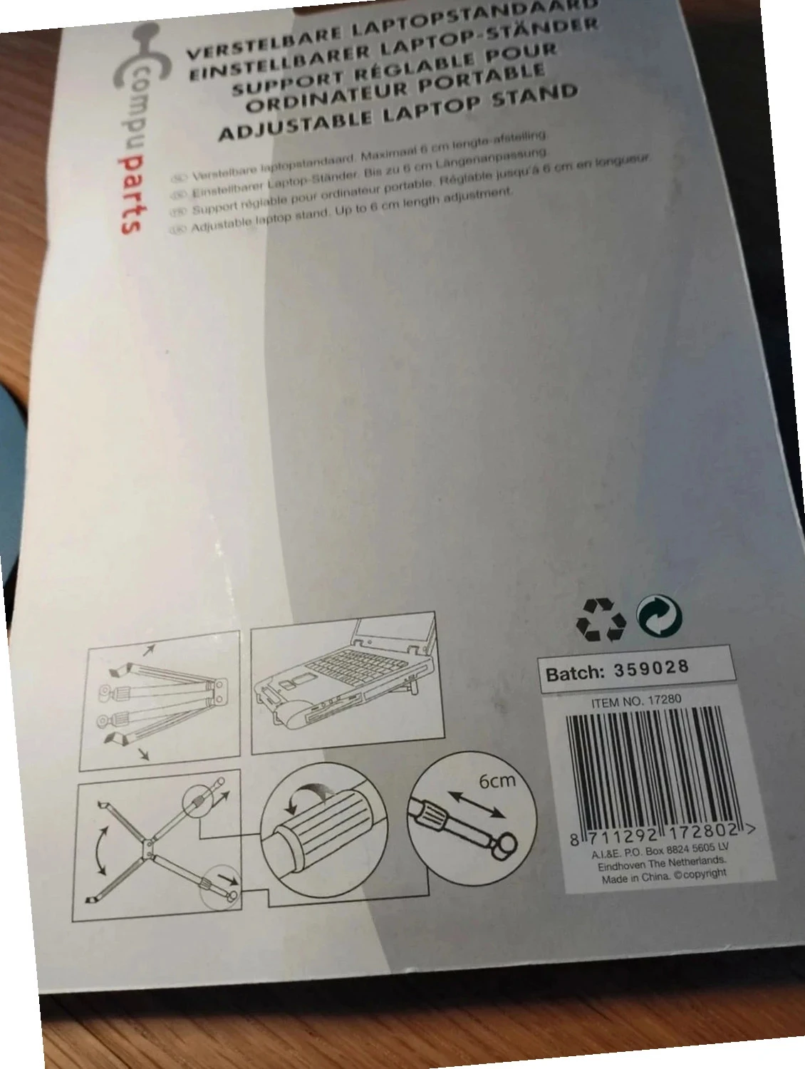 Adjustable laptop stand. Brand new in package – photo 4
